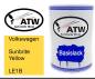 Preview: Volkswagen, Sunbrite Yellow, LE1B: 500ml Lackdose, von ATW Autoteile West.